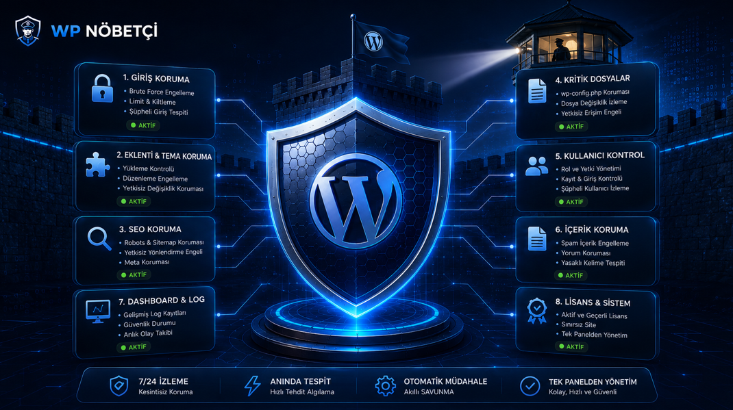 Wordpress Nöbetçi Eklentisi